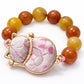 Handmade Cat Charm Beaded Bracelet ✨ | Unique Gift for Cat Lovers