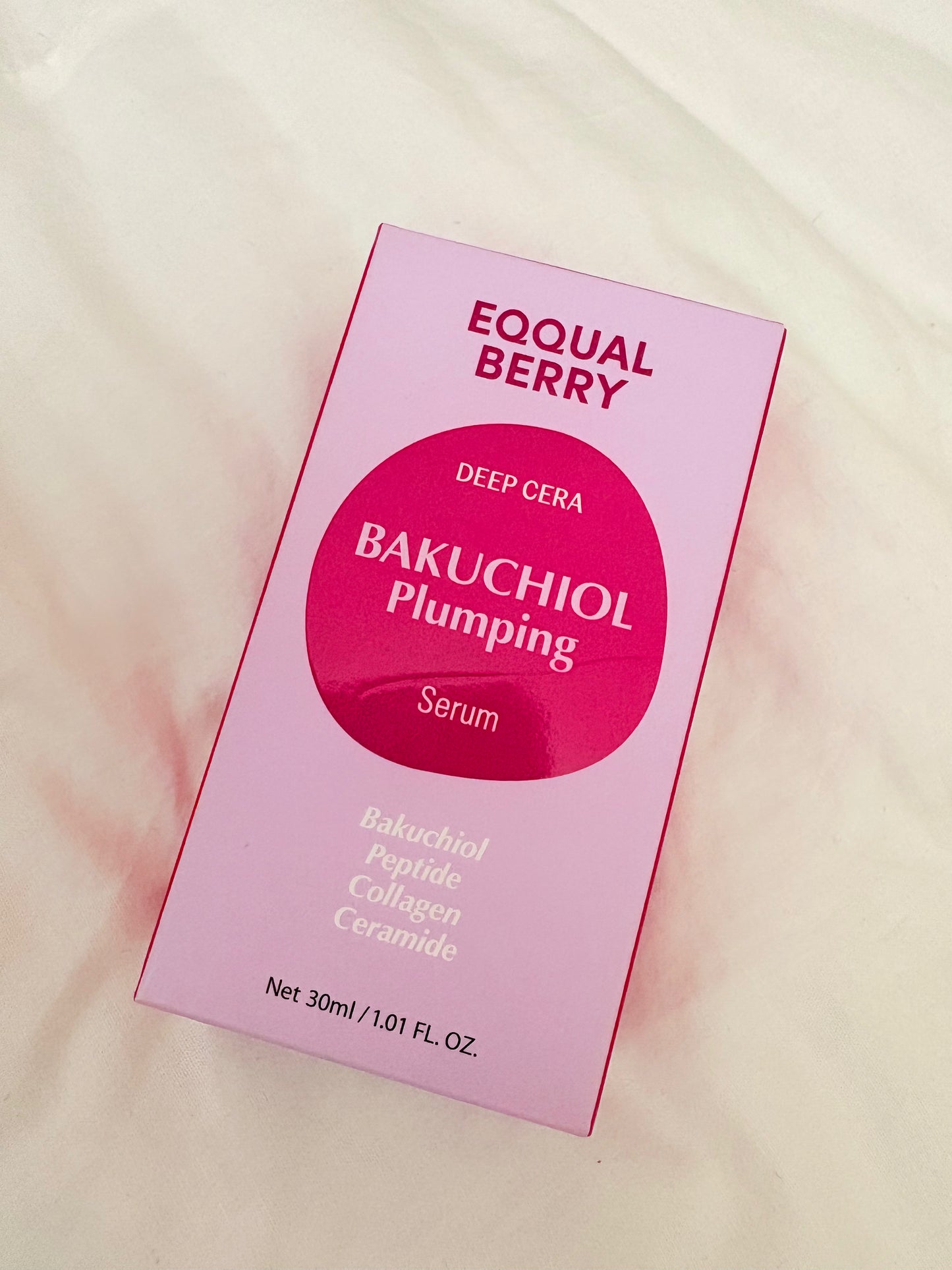 EQQUAL BERRY Bakuchiol Plumping Serum | Peptide, Collagen & Ceramide | 30ml