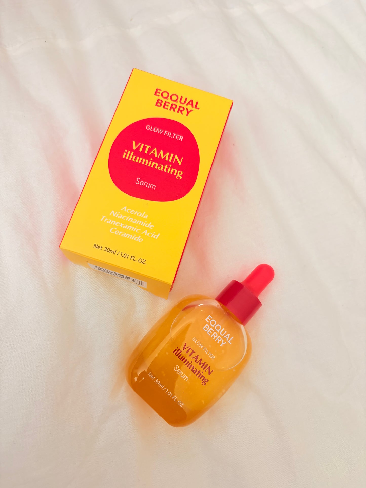 EQQUAL BERRY Serum Set | NAD+ Peptide, Bakuchiol & Vitamin Serums | 3 x 30ml