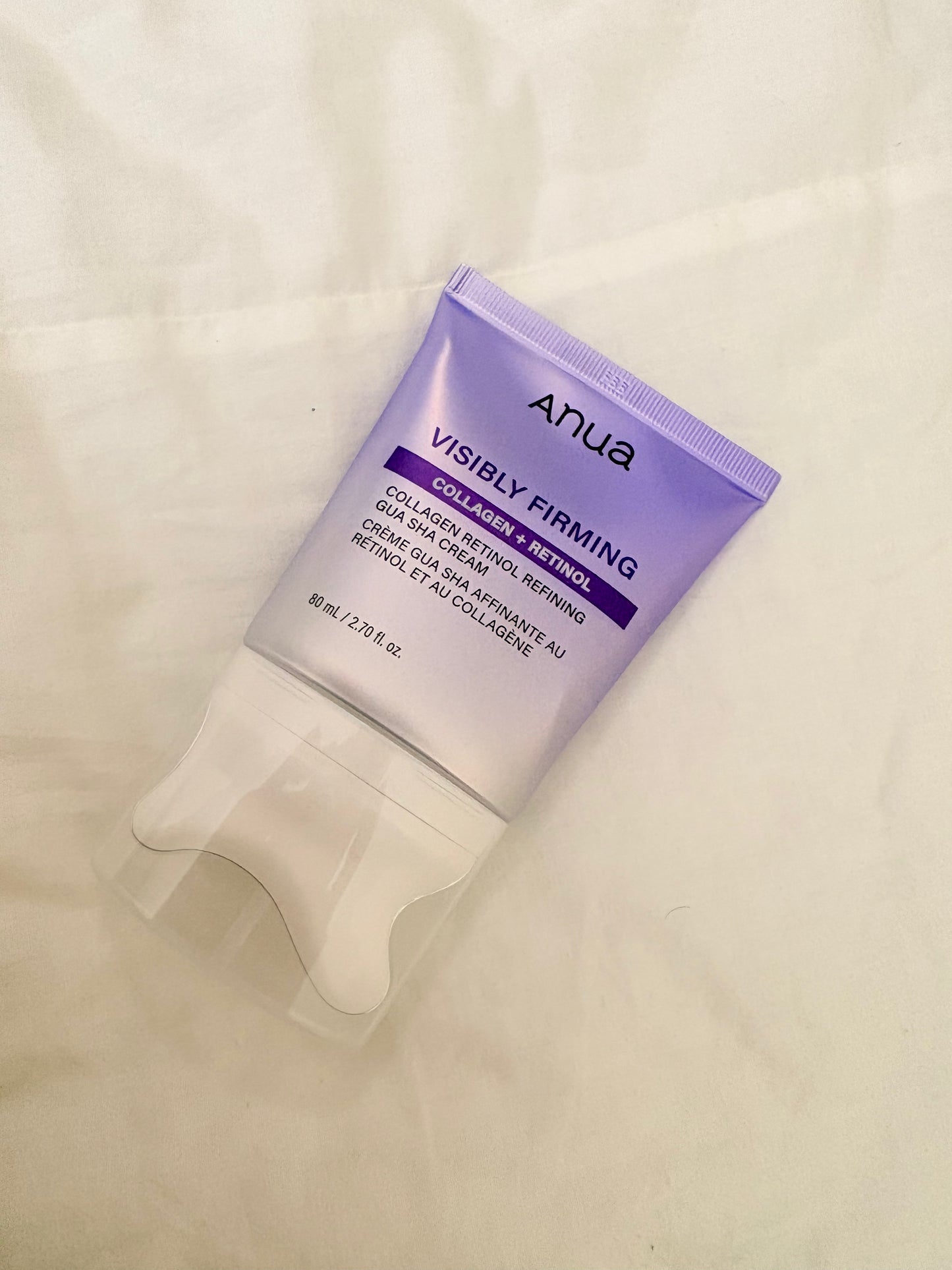 Anua Visibly Firming Collagen + Retinol Gua Sha Cream | 80ml / 2.70 fl o