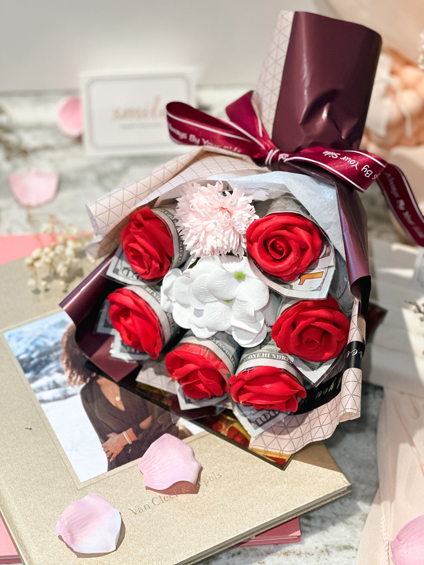 Money 6-Flowers Gift