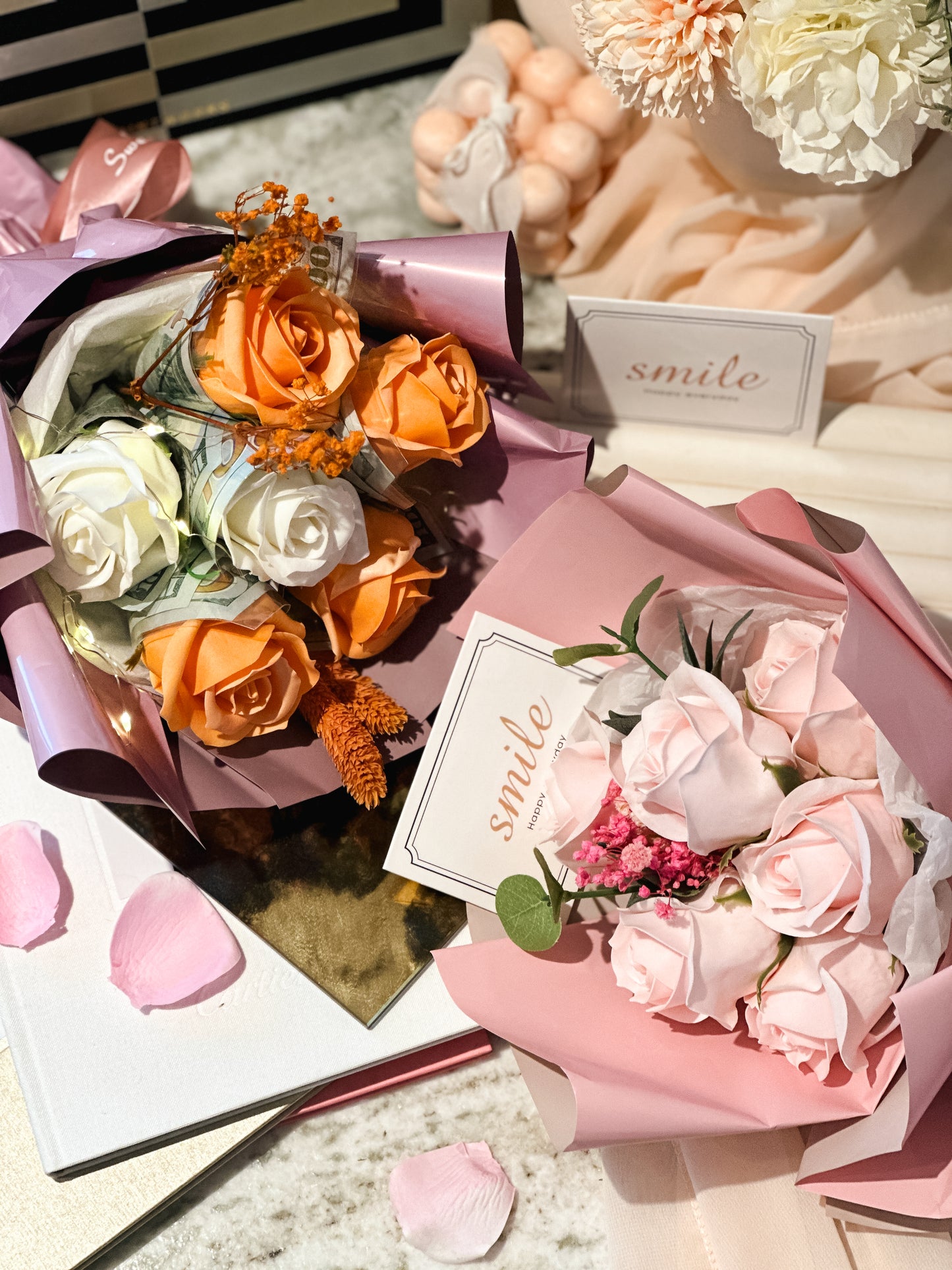 Money 6-Flowers Bouquet