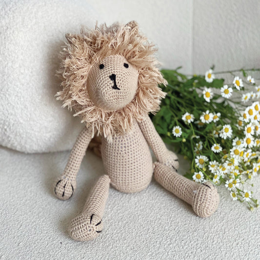 Handmade Crochet Toy, Lion
