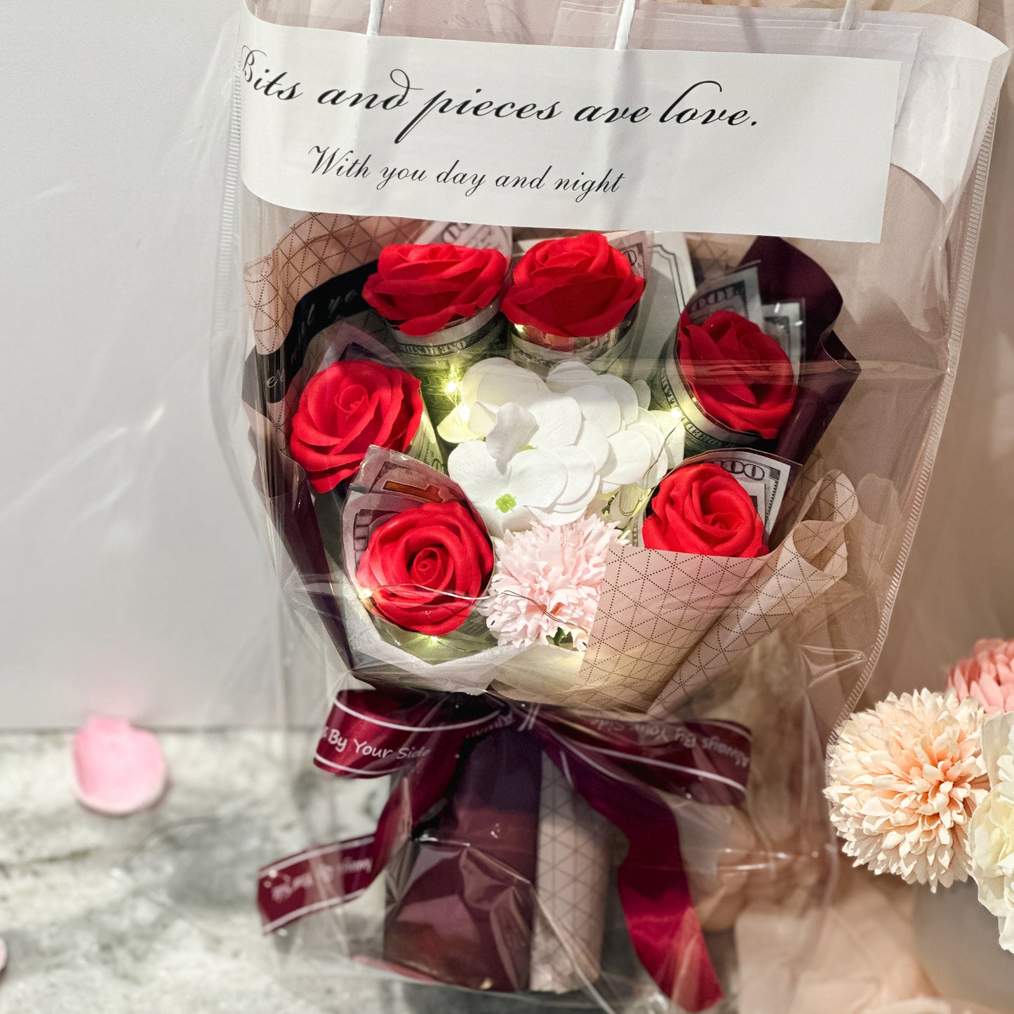 Money 6-Flowers Gift